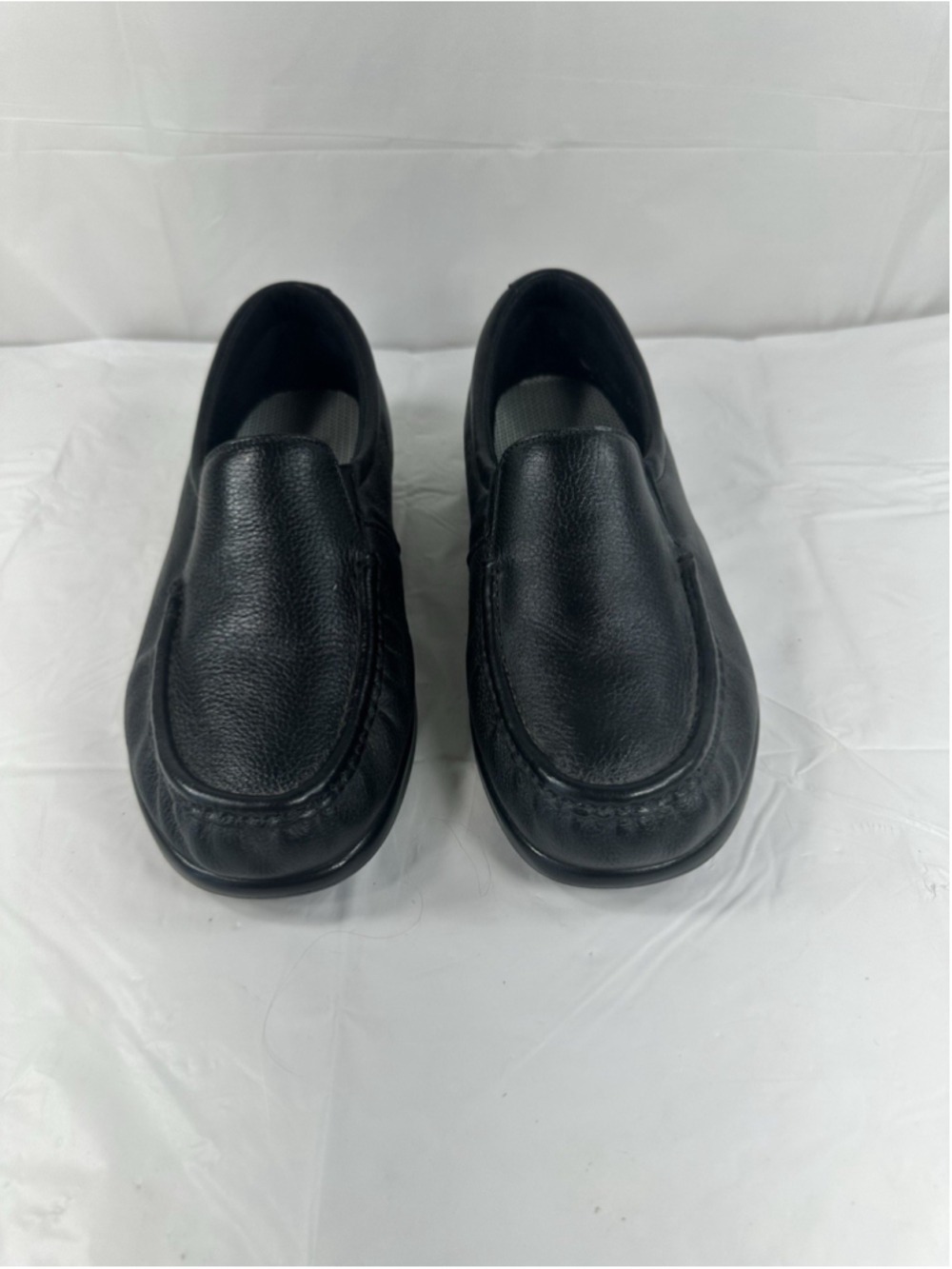 SAS Simplify Comfort Loafer Loafers Shoes Size 8.5 WW Black Leather new